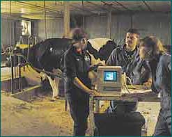 Computers in the dairy industry